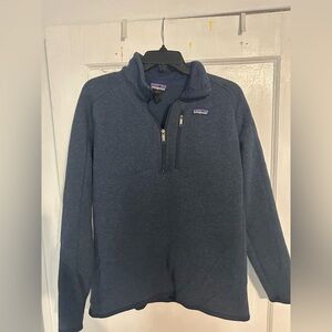 Patagonia Blue Quarter-Zip Fleece